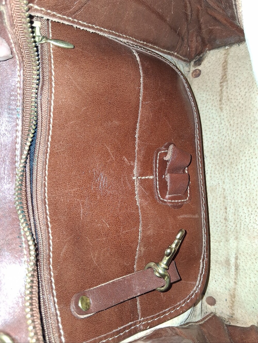 Leather Gator Hand Bag Brahmns - Picture 6 of 6